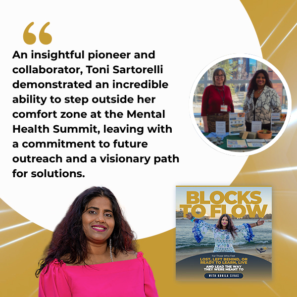 Blocks to Flow - Kohila Sivas | Toni Sartorelli | Mental Health Summit