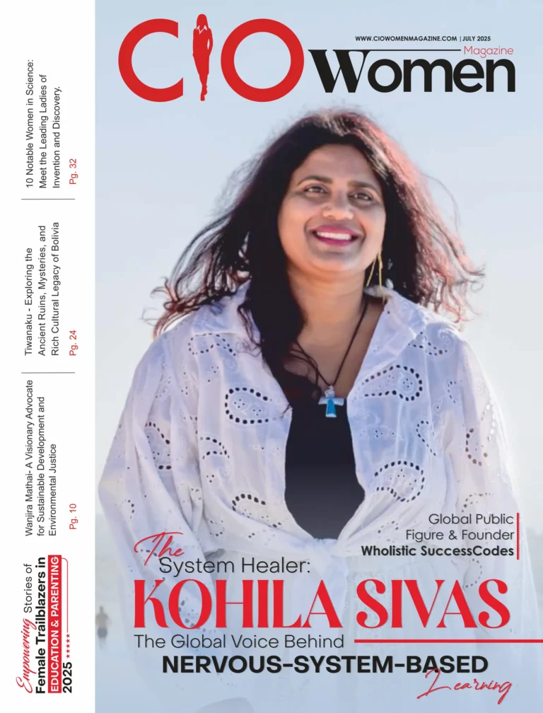 CIO Women Magazine cover featuring Kohila Sivas